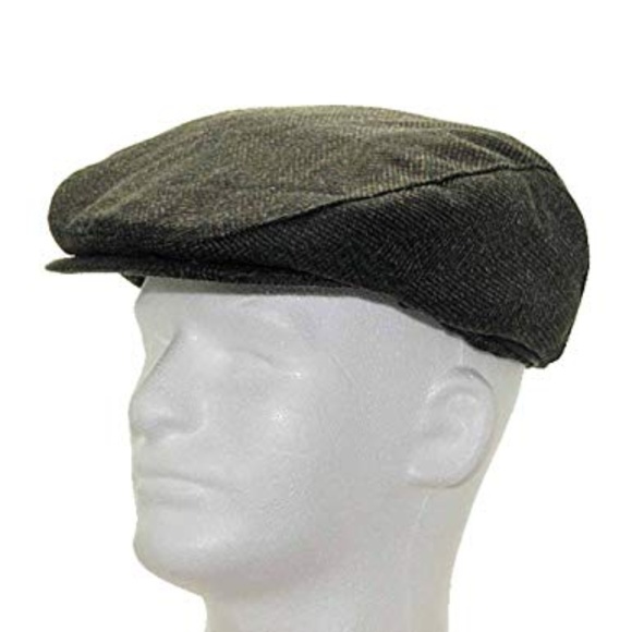 grey driving cap